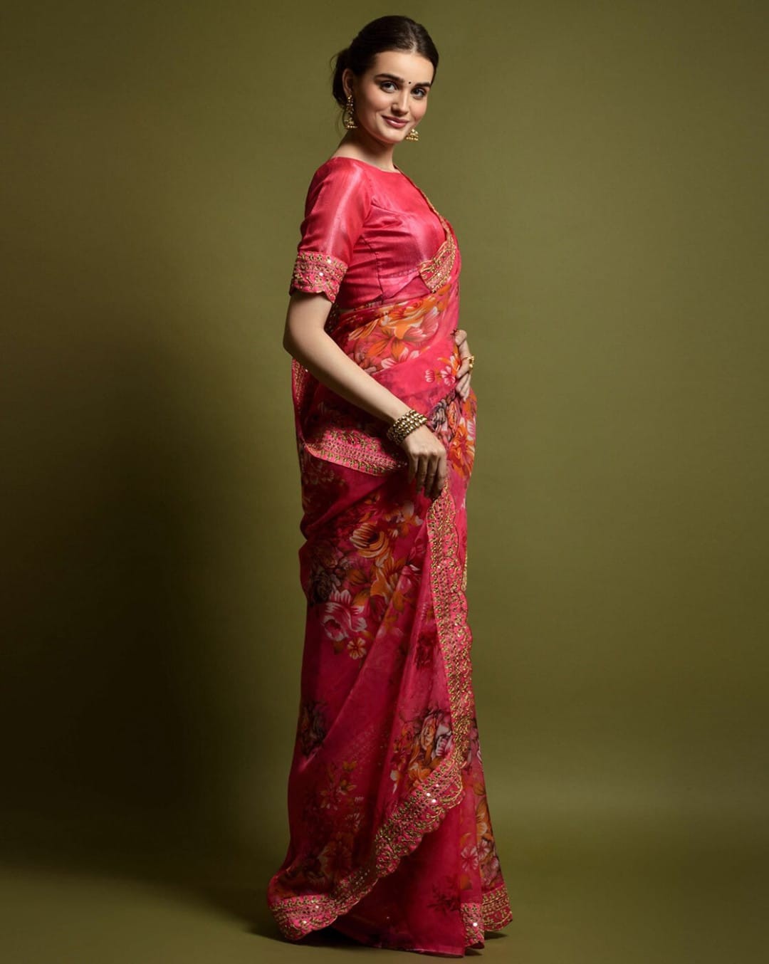 HEER FASHION PRESENTS FANCY GEORGETTE SILK SAREE
