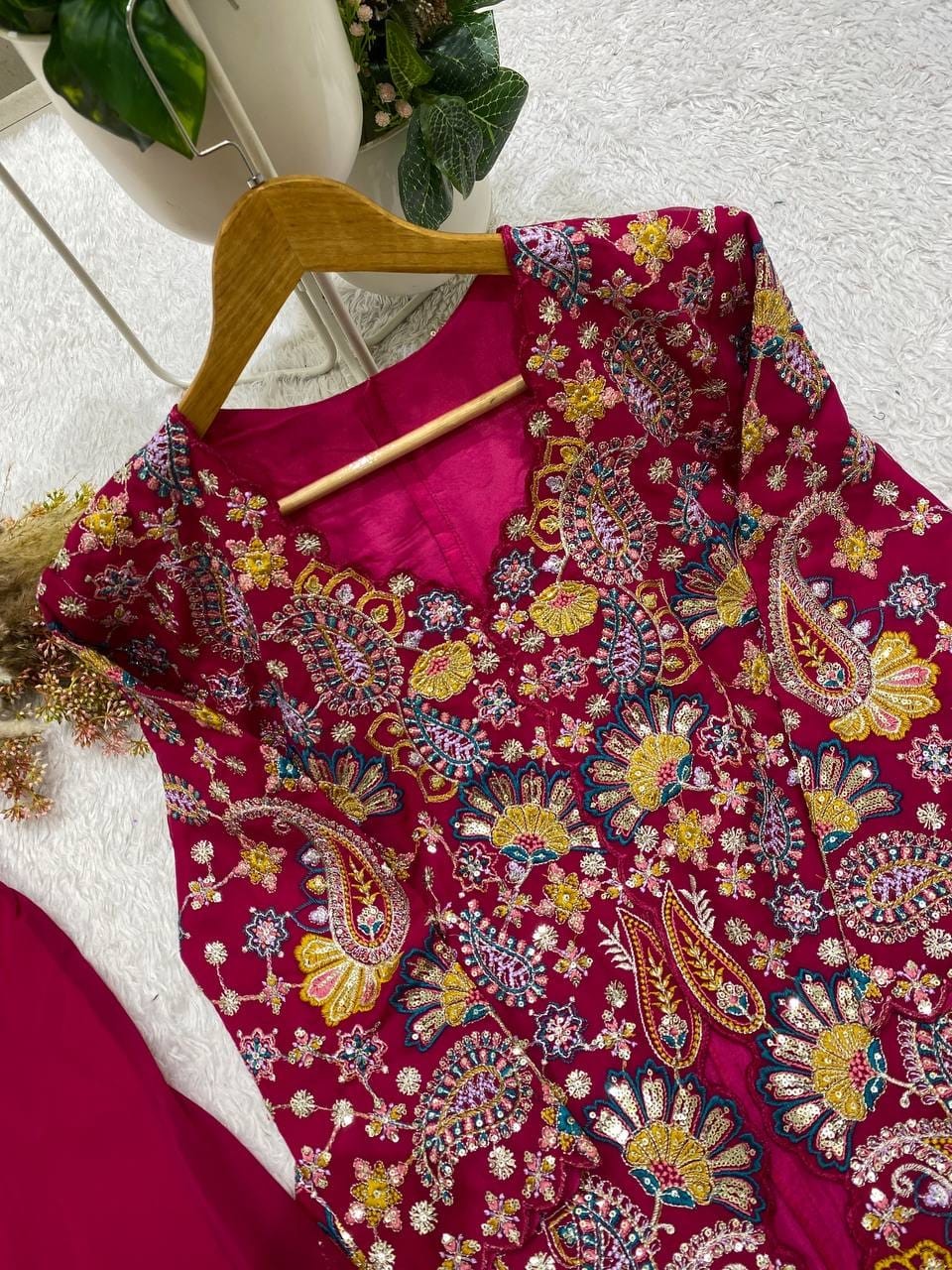 DESIGNER TOP AND PALZZO SET